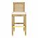 Amara Cream Linen Barstool by TOV Furniture