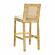 Amara Cream Linen Barstool by TOV Furniture