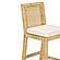Amara Cream Linen Barstool by TOV Furniture