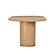 Brandy Natural Ash Wood Oval Dining Table by TOV Furniture