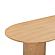 Brandy Natural Ash Wood Oval Dining Table by TOV Furniture