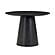 Sahara Black Oak Round Dining Table by TOV Furniture