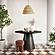 Sahara Black Oak Round Dining Table by TOV Furniture