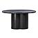 Elika Black Faux Plaster Round Dining Table by TOV Furniture