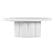 Elika White Faux Plaster Oval Dining Table by TOV Furniture