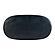 Elika Black Faux Plaster Oval Dining Table by TOV Furniture