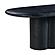 Elika Black Faux Plaster Oval Dining Table by TOV Furniture