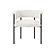 Taylor Cream Performance Linen Dining Chair by TOV Furniture