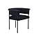 Taylor Black Performance Linen Dining Chair by TOV Furniture