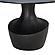 Gevra Black Acacia & Faux Plaster Dining Table by TOV Furniture