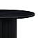 Chelsea Black Oak Round Dining Table by TOV Furniture