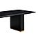 Chelsea Black Oak Rectangular Dining Table by TOV Furniture