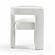 Sloane Bone White Recycled Fabric Chair by TOV Furniture