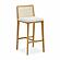Gerri Performance Tweed and Rattan Counter Stool by TOV Furniture