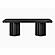 Bambi Black Ash Dining Table by TOV Furniture