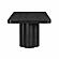 Bambi Black Ash Dining Table by TOV Furniture