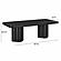 Bambi Black Ash Dining Table by TOV Furniture