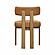 Odessa Saddle Brown Vegan Leather Dining Chair by TOV Furniture