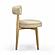 Nikita Taupe Performance Vegan Leather Dining Chair by TOV Furniture