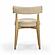 Nikita Taupe Performance Vegan Leather Dining Chair by TOV Furniture