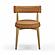 Nikita Saddle Brown Performance Vegan Leather Dining Chair by TOV Furniture