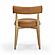 Nikita Saddle Brown Performance Vegan Leather Dining Chair by TOV Furniture