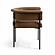 Taylor Saddle Brown Vegan Leather Dining Chair by TOV Furniture