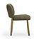 Foxy Olive Green Textured Performance Fabric Dining Chair by TOV Furniture