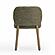 Foxy Olive Green Textured Performance Fabric Dining Chair by TOV Furniture