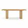 Chelsea Natural Oak Wood 79 inch Rectangular Dining Table by TOV Furniture