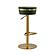 Astro Malachite Green and Gold Adjustable Stool by TOV Furniture