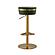 Astro Malachite Green and Gold Adjustable Stool by TOV Furniture