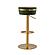 Astro Malachite Green and Gold Adjustable Stool by TOV Furniture