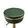 Astro Malachite Green and Gold Adjustable Stool by TOV Furniture