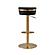 Astro Black and Gold Adjustable Stool by TOV Furniture