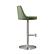 Reagan Sea Foam Green and Silver Adjustable Stool by TOV Furniture