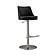 Reagan Black and Silver Adjustable Stool by TOV Furniture