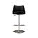 Reagan Black and Silver Adjustable Stool by TOV Furniture