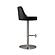 Reagan Black and Silver Adjustable Stool by TOV Furniture