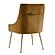 Beatrix Cognac Velvet Side Chair by TOV Furniture