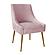 Beatrix Pleated Mauve Velvet Side Chair by TOV Furniture