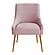 Beatrix Pleated Mauve Velvet Side Chair by TOV Furniture