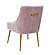 Beatrix Pleated Mauve Velvet Side Chair by TOV Furniture