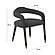 Lucia Black Velvet Dining Chair by TOV Furniture