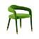 Lucia Green Velvet Dining Chair by TOV Furniture