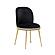 Harley Black Velvet Dining Chair by TOV Furniture