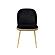 Harley Black Velvet Dining Chair by TOV Furniture