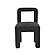 Hazel Black Boucle Dining chair by TOV Furniture