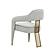 Corralis Speckled Gray Boucle Dining Chair by TOV Furniture