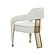 Corralis Cream Linen Dining Chair by TOV Furniture